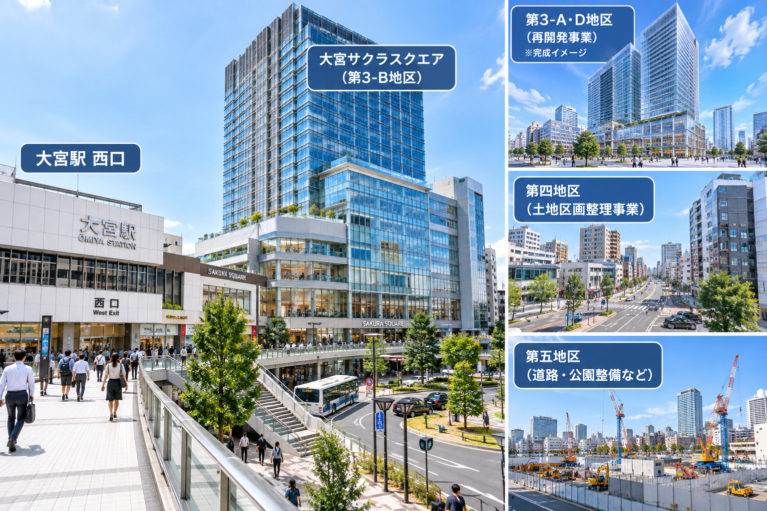 大宮駅西口はどう変わる？再開発・区画整理・道路整備と賃貸への影響を解説の画像