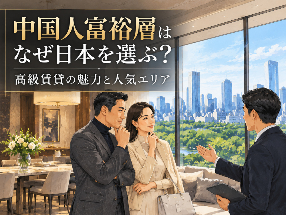 中国人富裕層はなぜ日本を選ぶ？高級賃貸の魅力と人気エリアの画像