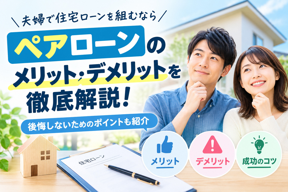 ペアローンの魅力について徹底解説！の画像