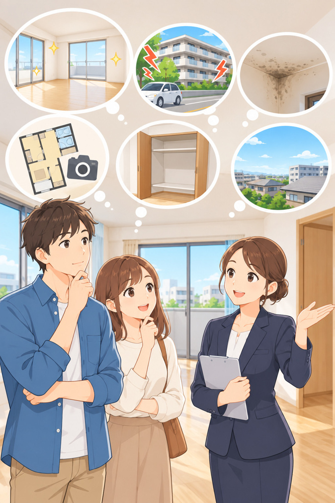 物件写真だけで決めて大丈夫？実際に内見する意味と確認したいポイントの画像
