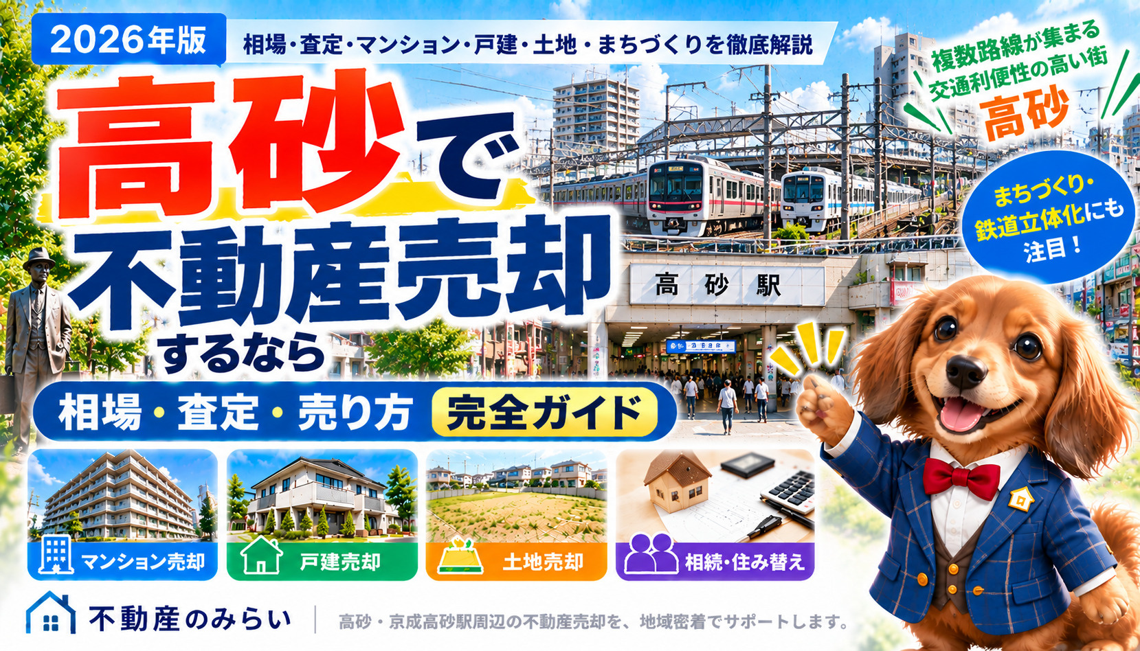 高砂で不動産売却するなら｜相場・査定・京成高砂駅周辺の売り方を解説【2026年版】の画像