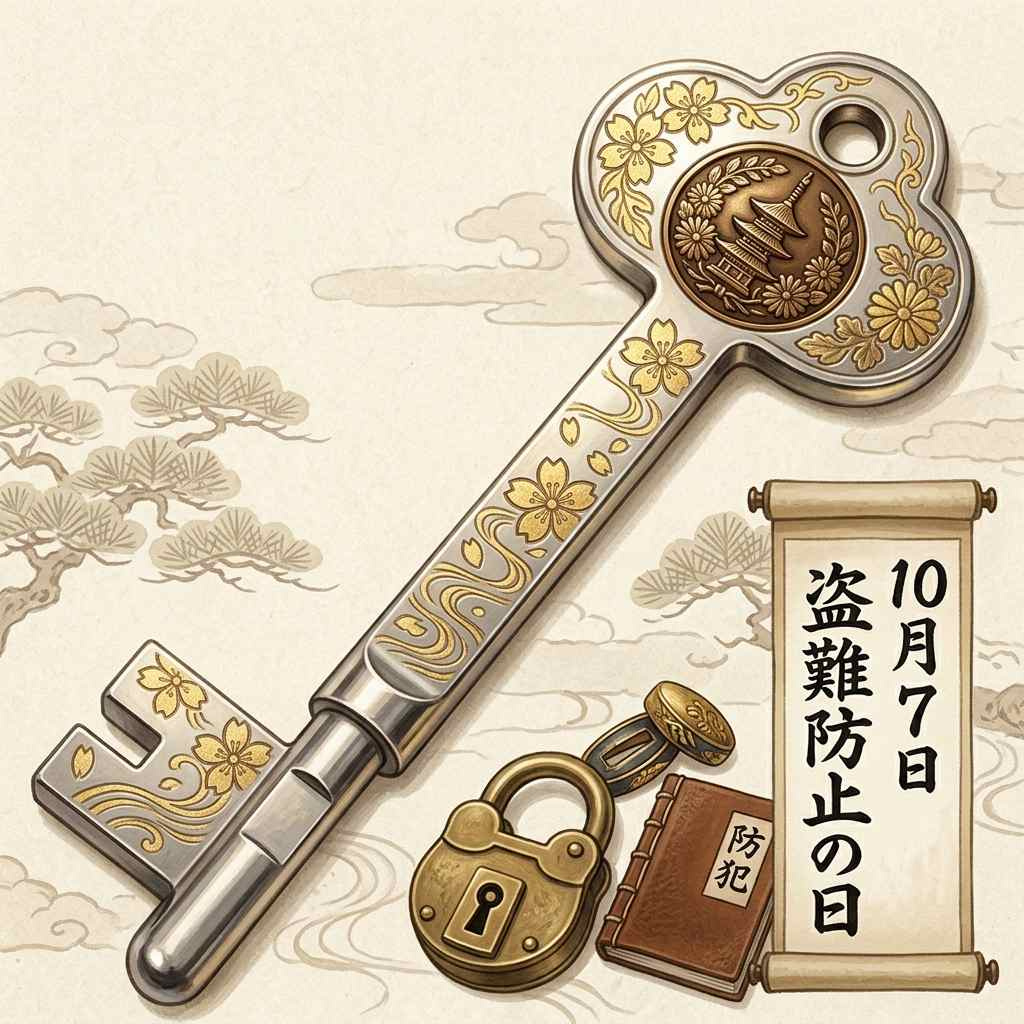 今日は　盗難防止の日ですの画像