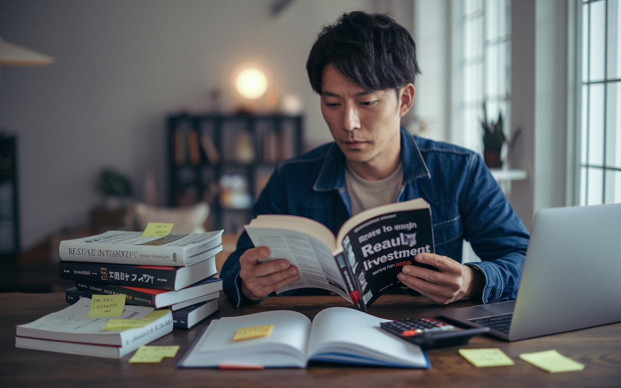 不動産投資の勉強は何から始める方法が最適？初心者向けに本を使った実践ステップを解説の画像