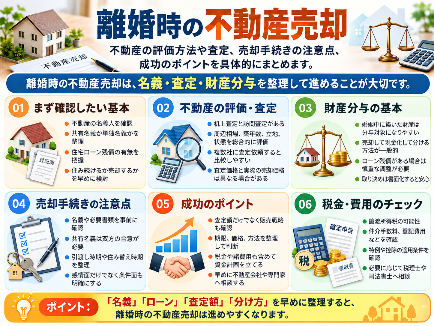 【更新版】不動産の査定は離婚時に必要なの?売却や財産分与の流れも紹介の画像