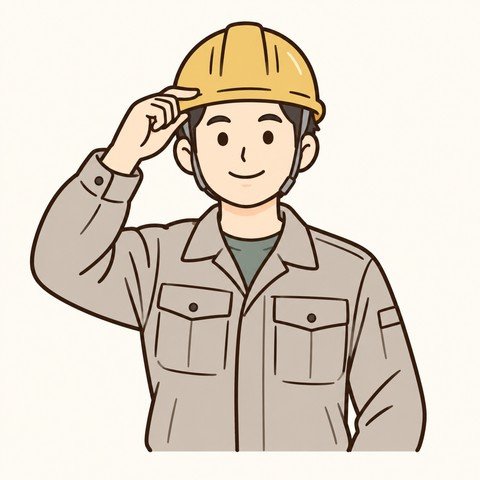 解体業の人物イラスト