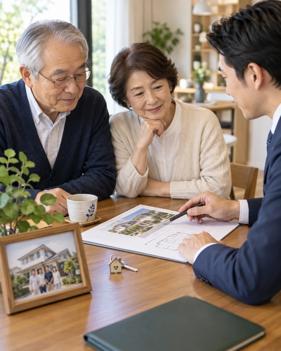 相続した不動産について相談するご夫婦