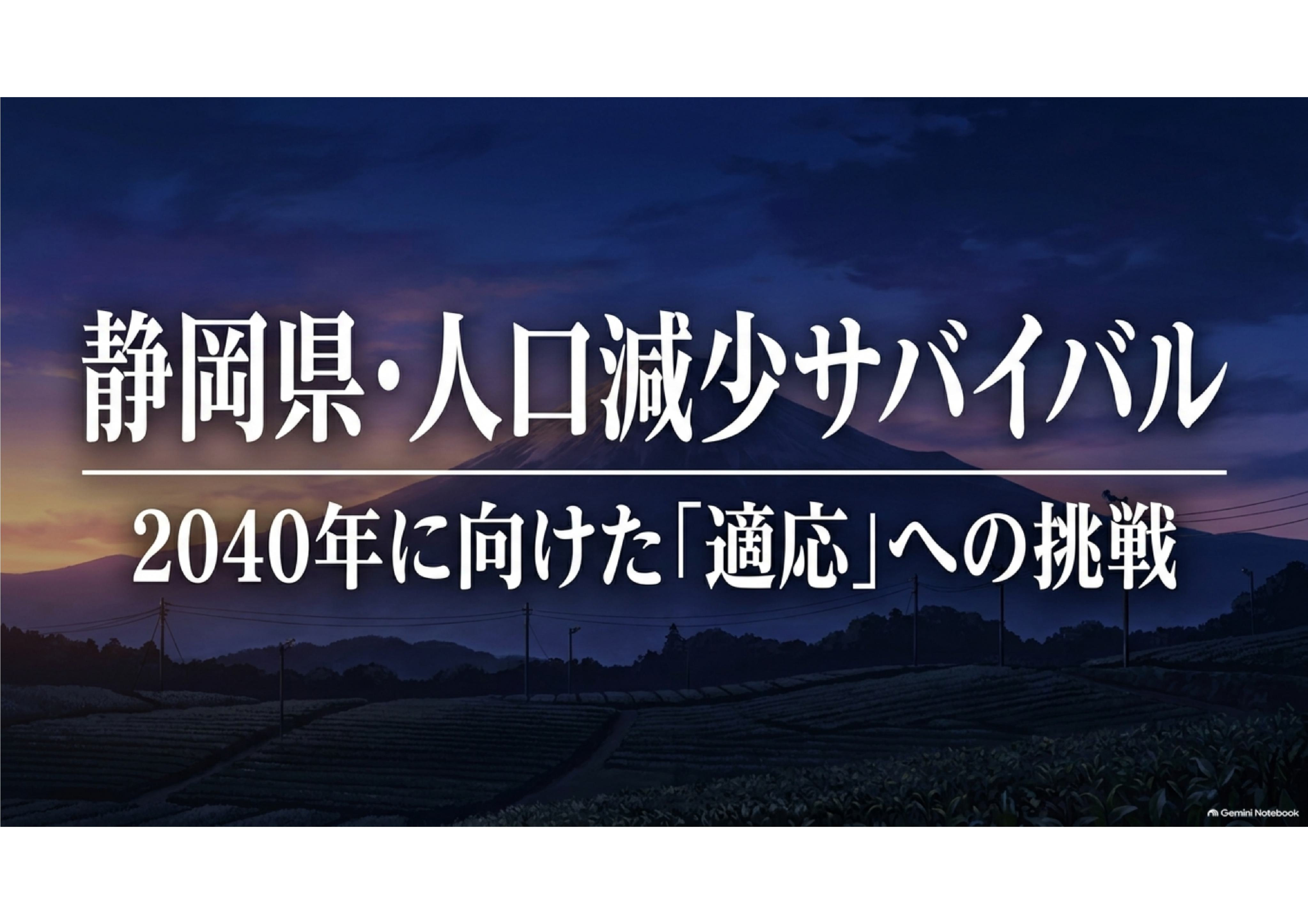 人口減少率が全国の2倍——静岡市が直面する危機と、首都圏経営者が突く「企業のホンネ」の画像