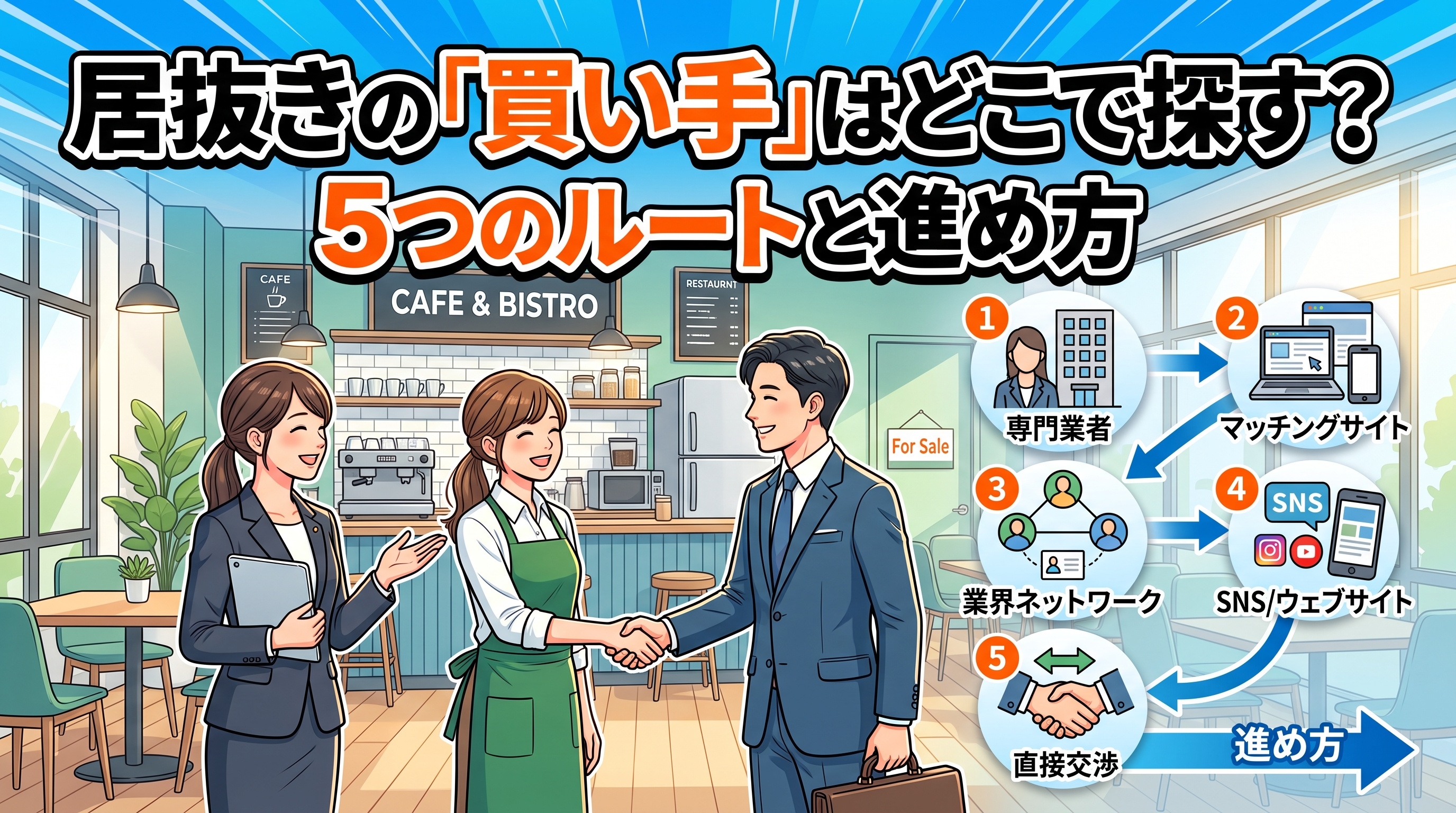 居抜きの「買い手」はどこで探す?5ルートと進め方の画像