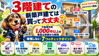 3階建ての新築戸建ては買って大丈夫？1,000件以上の売買経験から見る判断基準の画像
