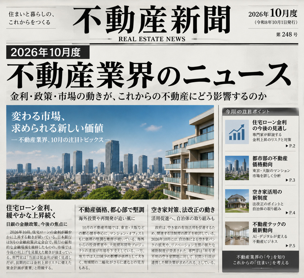 10月度　不動産業界ニュースの画像