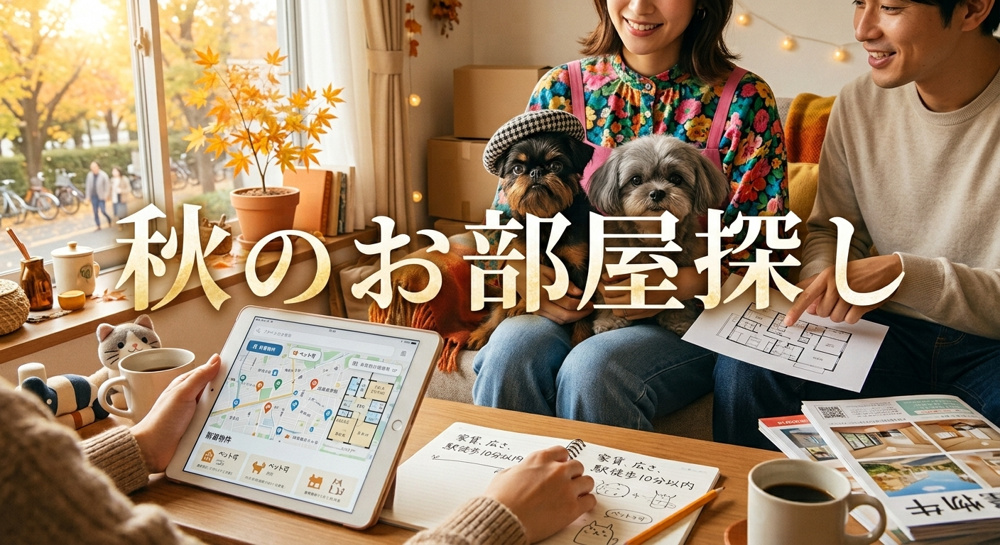 実は狙い目！秋にお部屋探しをするのがおすすめな理由の画像