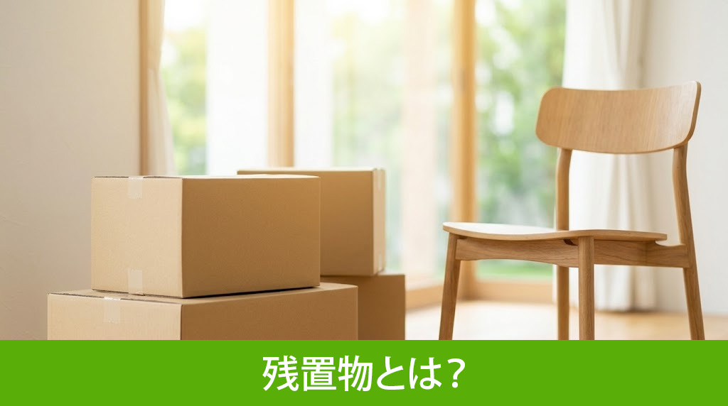 不動産売却における残置物とは？