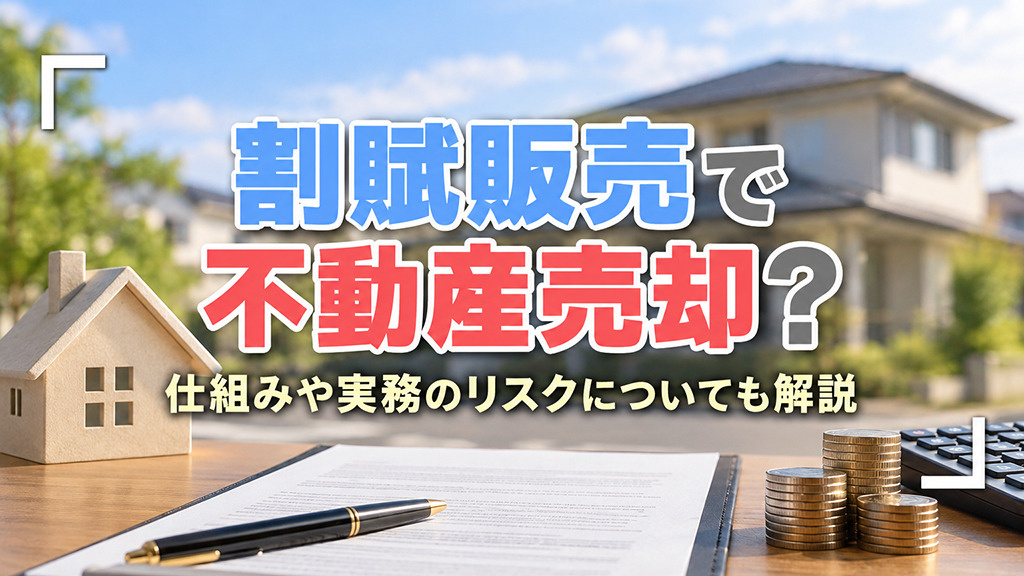 割賦販売で不動産売却？仕組みや実務のリスクについても解説の画像