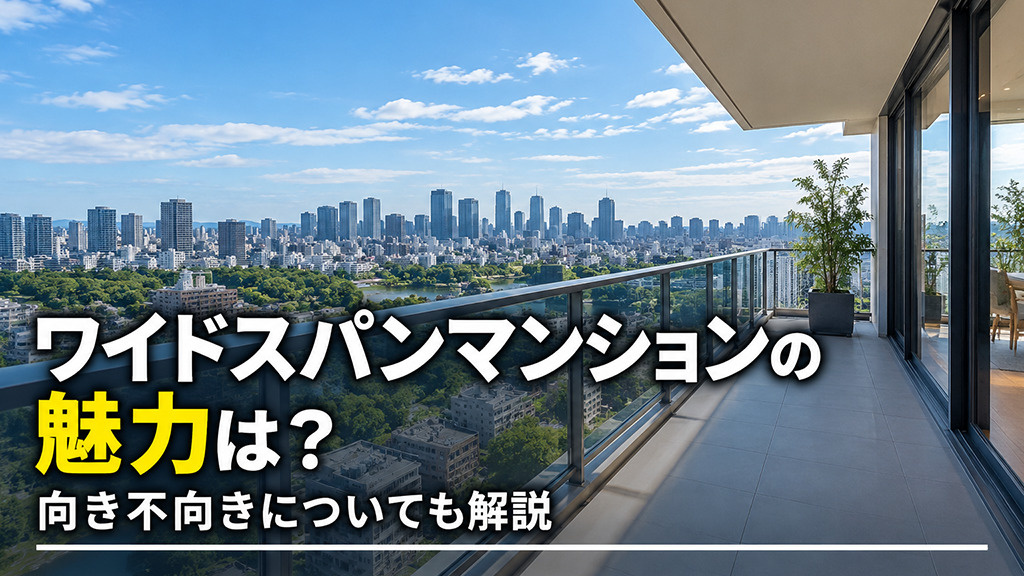 ワイドスパンマンションの魅力は？向き不向きについても解説の画像