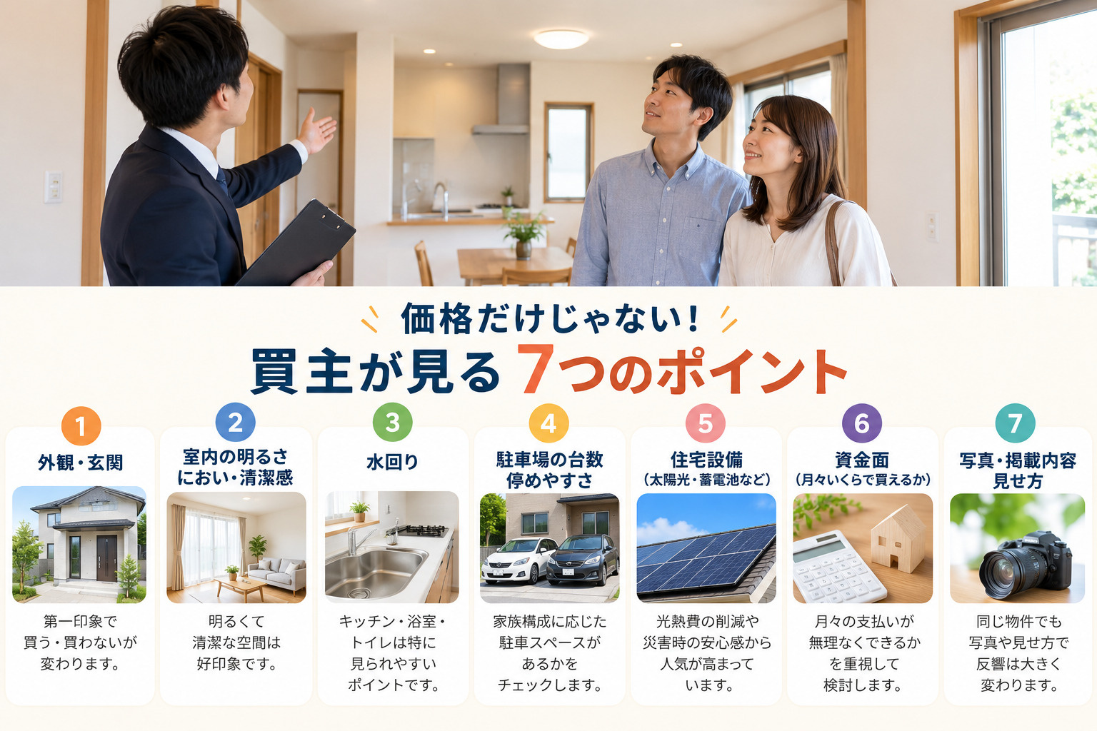 中古住宅を購入する買主が確認するポイント