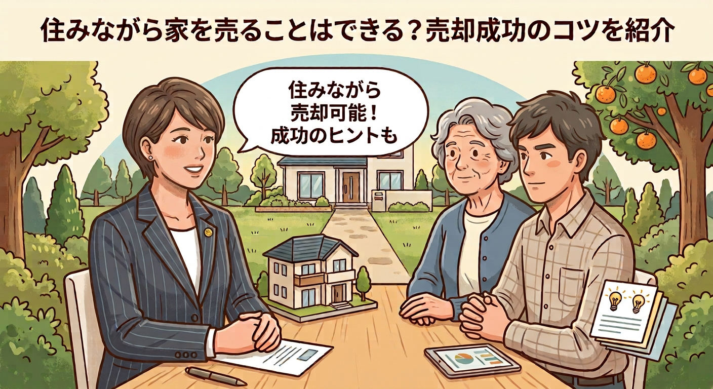 住みながら家を売ることはできる？売却成功のコツを紹介の画像