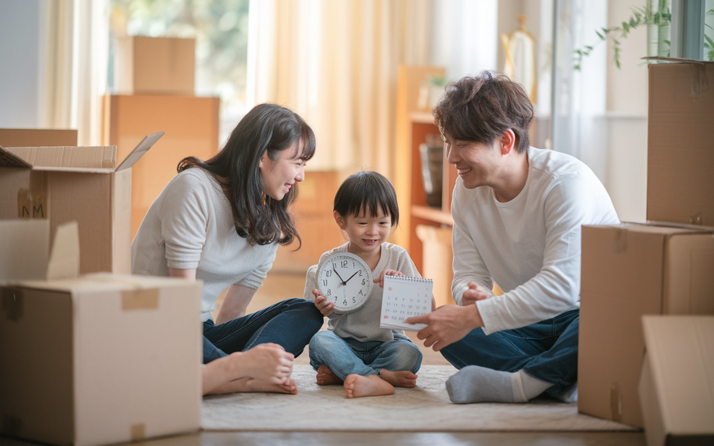 引越しのおすすめ時期はいつが良い？子育てファミリーの引越おすすめ時期を解説の画像