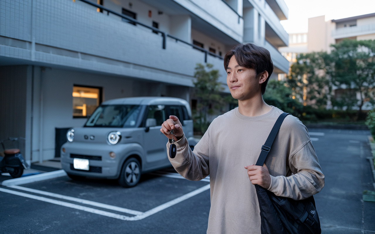 大阪芸大周辺で駐車場付き学生マンションを探すなら?車通学に便利な選び方と注意点を解説の画像