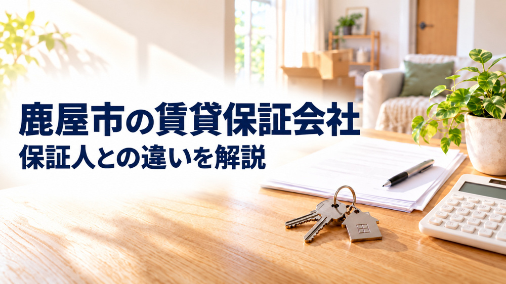 鹿屋市の賃貸で保証会社は必要？保証会社と保証人の違いを詳しく解説の画像