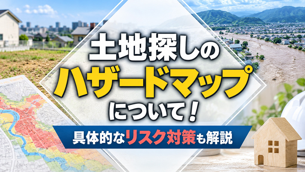 土地探しのハザードマップについて！具体的なリスク対策も解説