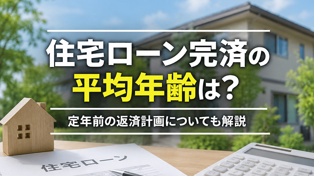 住宅ローン完済の平均年齢は？定年前の返済計画についても解説の画像