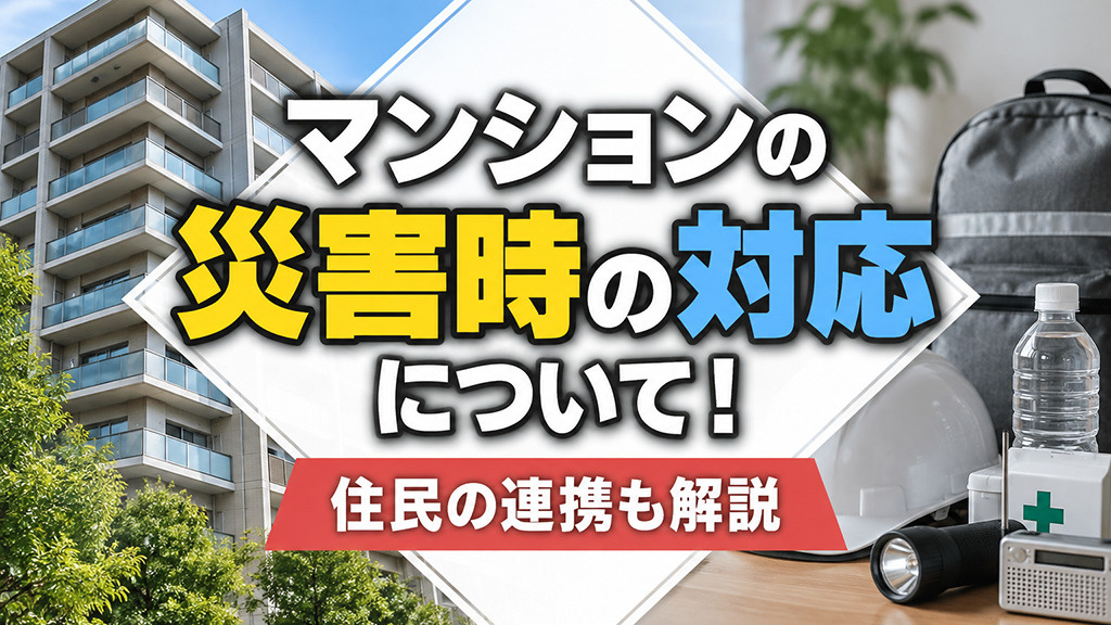マンションの災害時の対応について！住民の連携も解説
