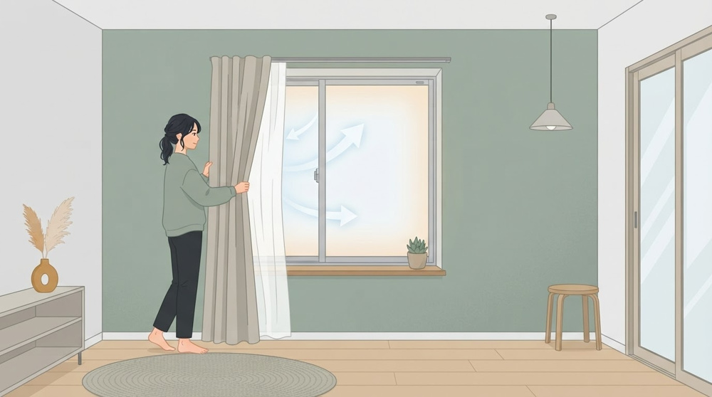 窓ぎわが寒いのは、なぜ。冬の前にできる冷気とすきま風の対策を、住む人と管理する側で整理するの画像