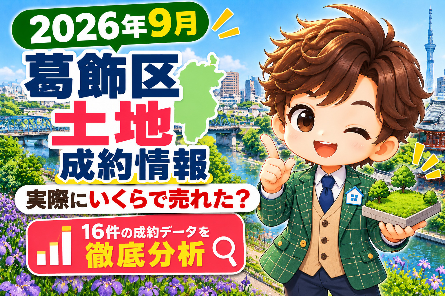 【2026年9月】葛飾区の土地成約情報｜実際に売れた価格・相場を不動産会社が解説の画像
