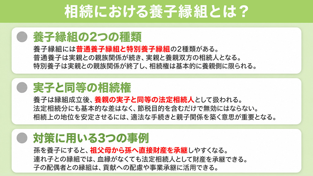 相続における養子縁組とは？