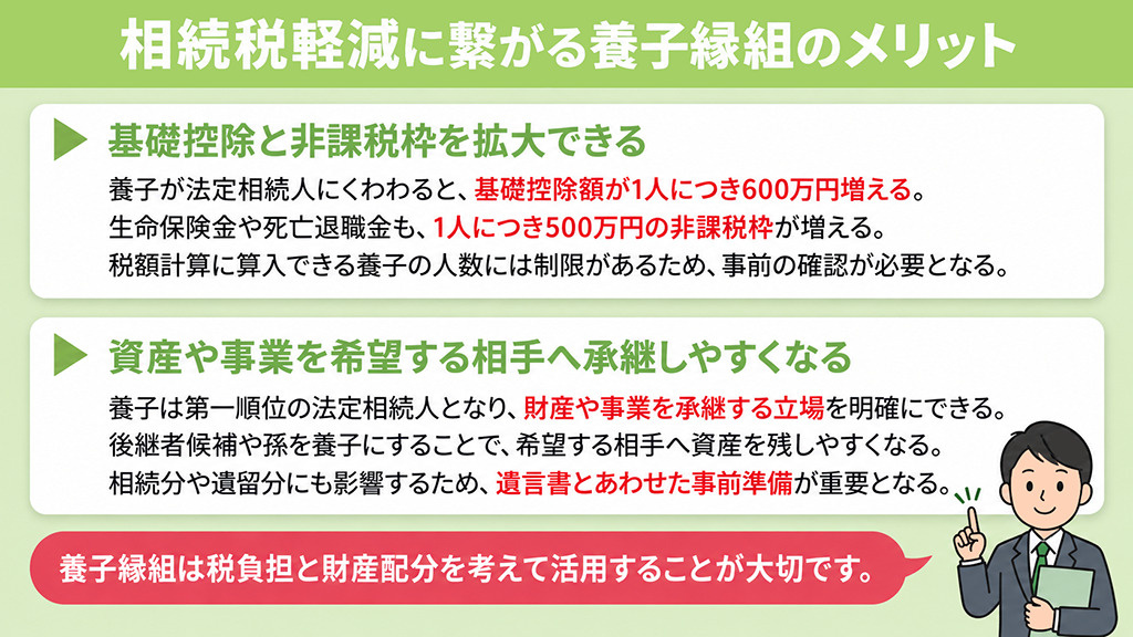 相続税軽減に繋がる養子縁組のメリット