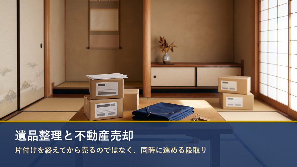 遺品整理と不動産売却｜同時に進める段取りの画像