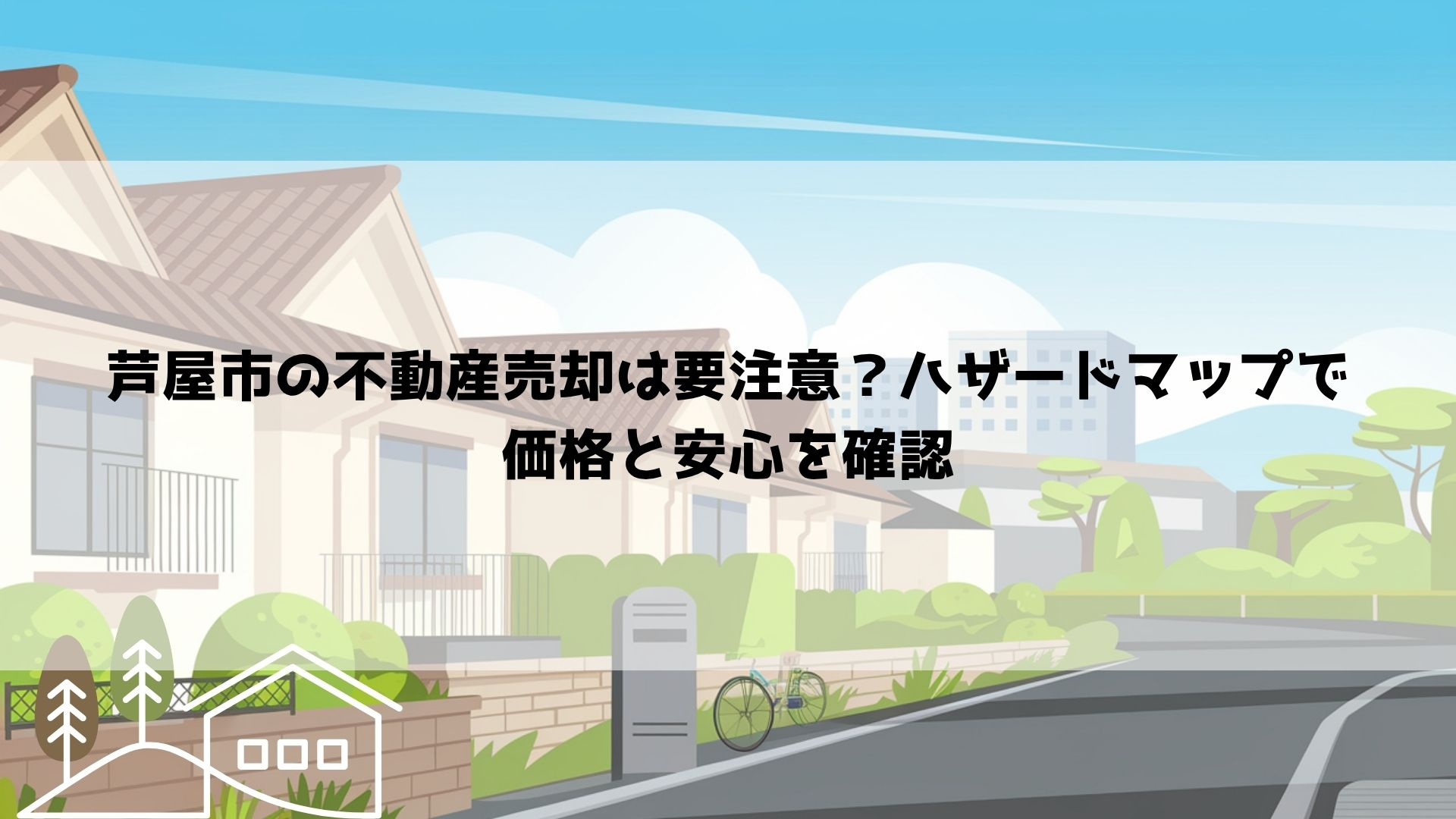 【2026年最新】芦屋市の不動産売却は要注意?ハザードマップで価格と安心を確認の画像