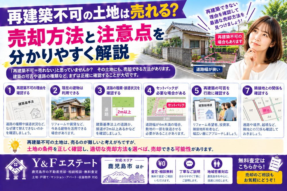 再建築不可の土地は売れる？売却方法と注意点を分かりやすく解説の画像