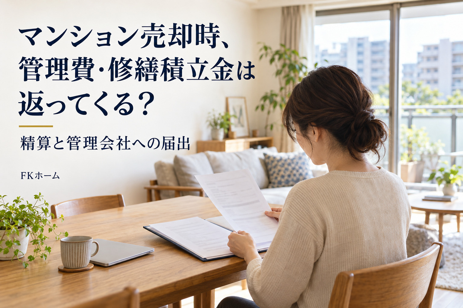 マンション売却時、管理費・修繕積立金は返ってくる?精算と管理会社への届出の画像