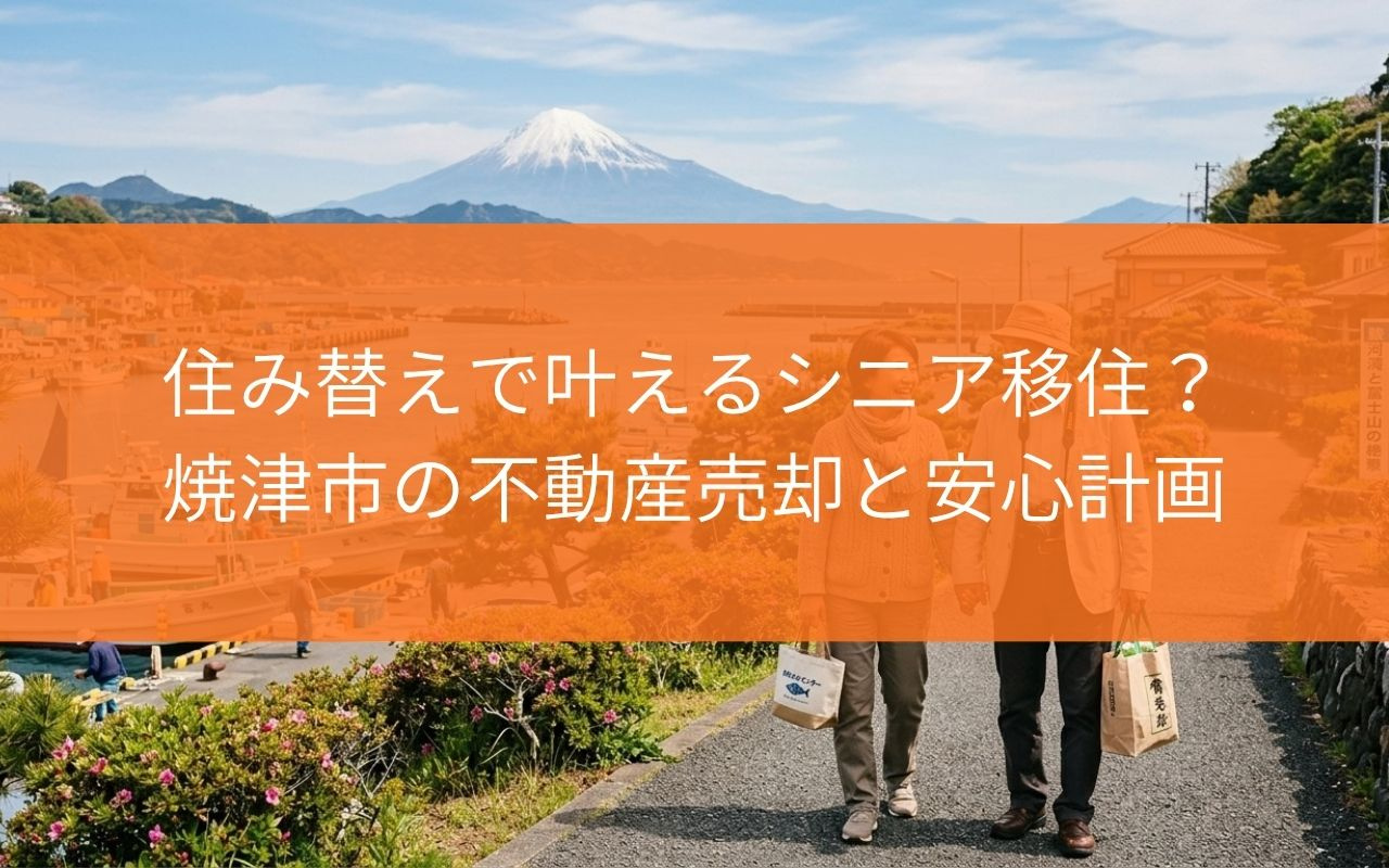【焼津へ移住!】住み替えで叶えるシニア移住?焼津市の不動産売却と安心計画の画像
