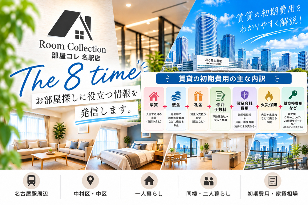 8【賃貸の初期費用はいくら？】一人暮らしで必要なお金と内訳をわかりやすく解説！の画像