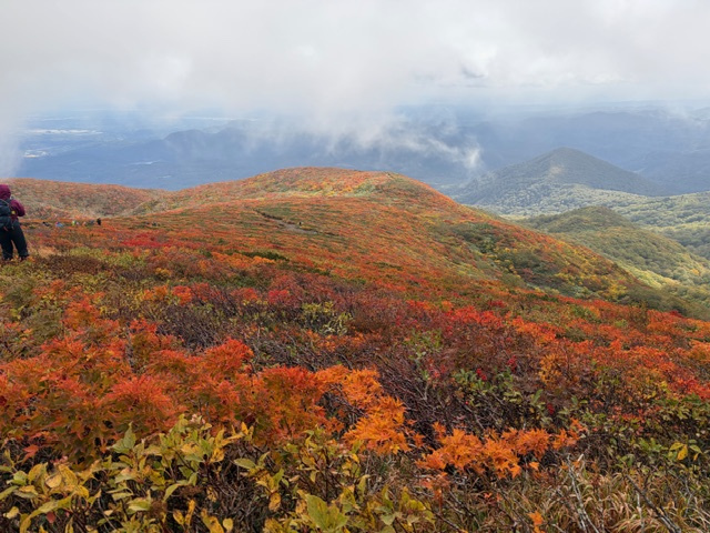 【嵐のち絶景】風速10m超の栗駒山で「神の絨毯」を目撃！の画像