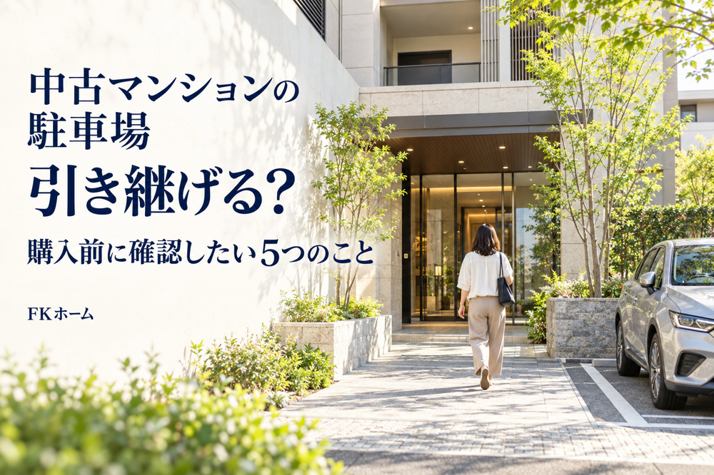 中古マンションの駐車場は引き継げる？購入前に確認したい5つのことの画像