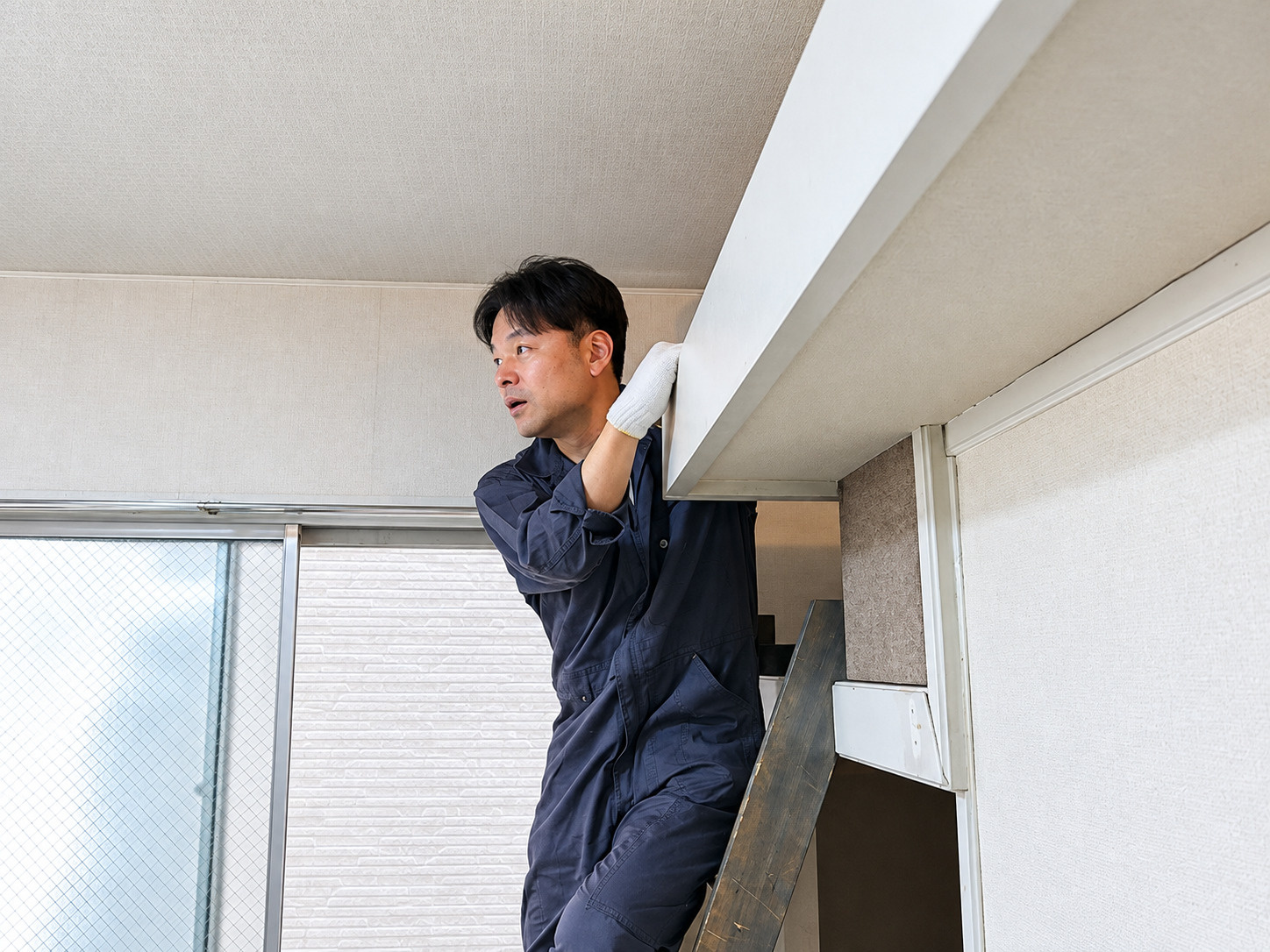畑山専務の作業風景