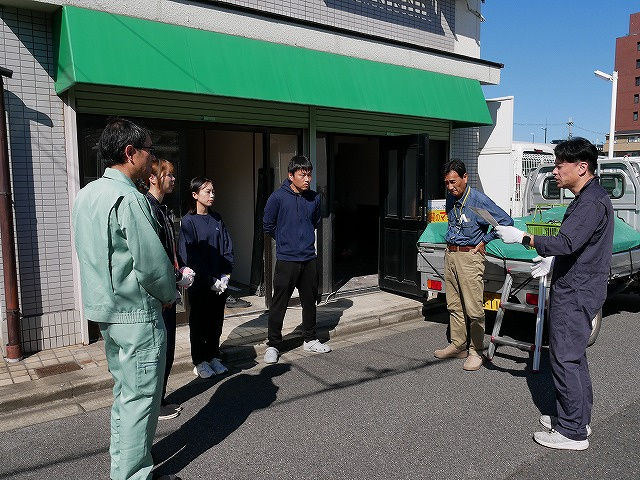 現場の畑山専務