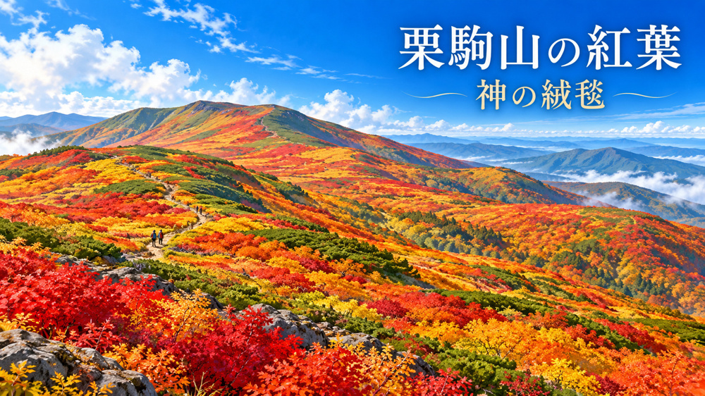 【2026年】栗駒山の紅葉が見頃！「神のじゅうたん」が広がる秋の絶景の画像