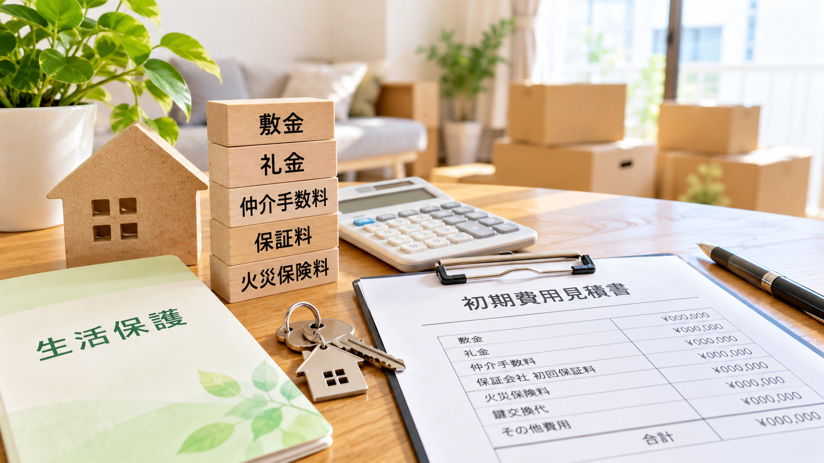 生活保護の賃貸初期費用はどこまで支給される?敷金・礼金・仲介手数料・保証料を解説の画像