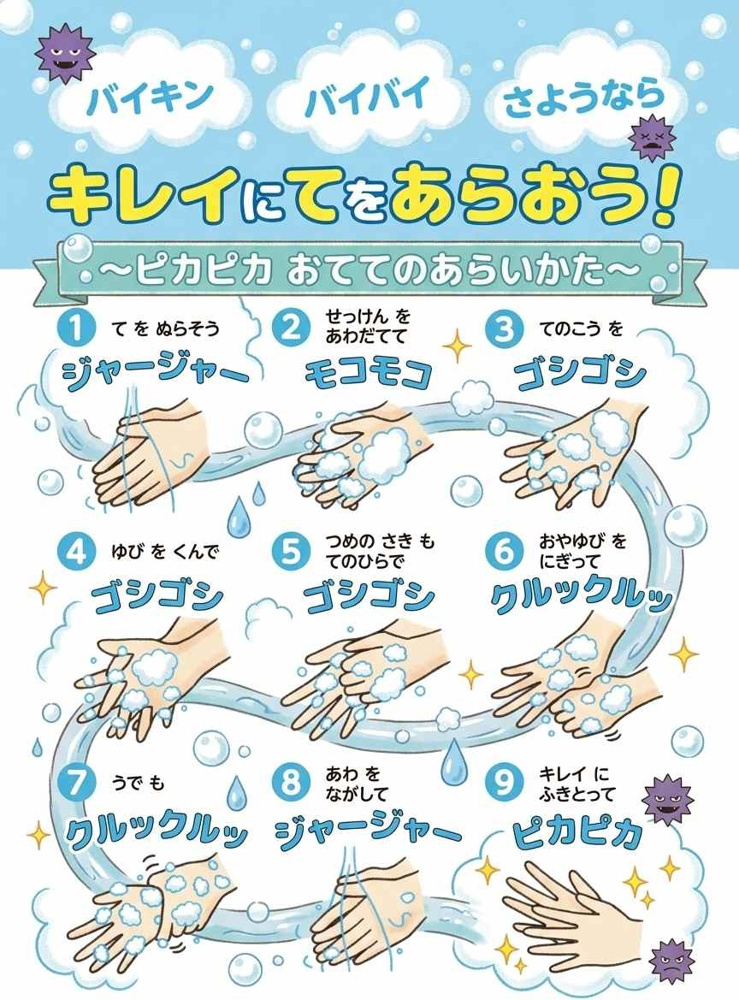 今日は　世界手洗いの日　ですの画像