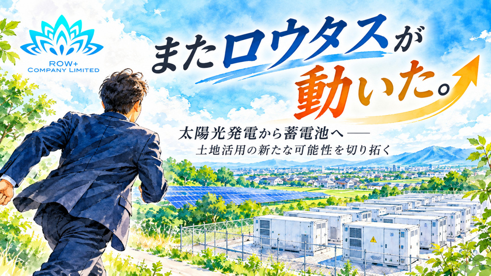 土地活用にはタイミングがある。太陽光発電を知り尽くした代表が語る、次の可能性の画像