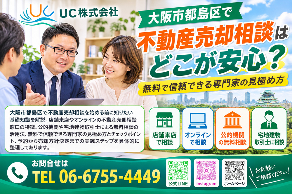 大阪市都島区で不動産売却相談はどこが安心？無料で信頼できる専門家の見極め方の画像