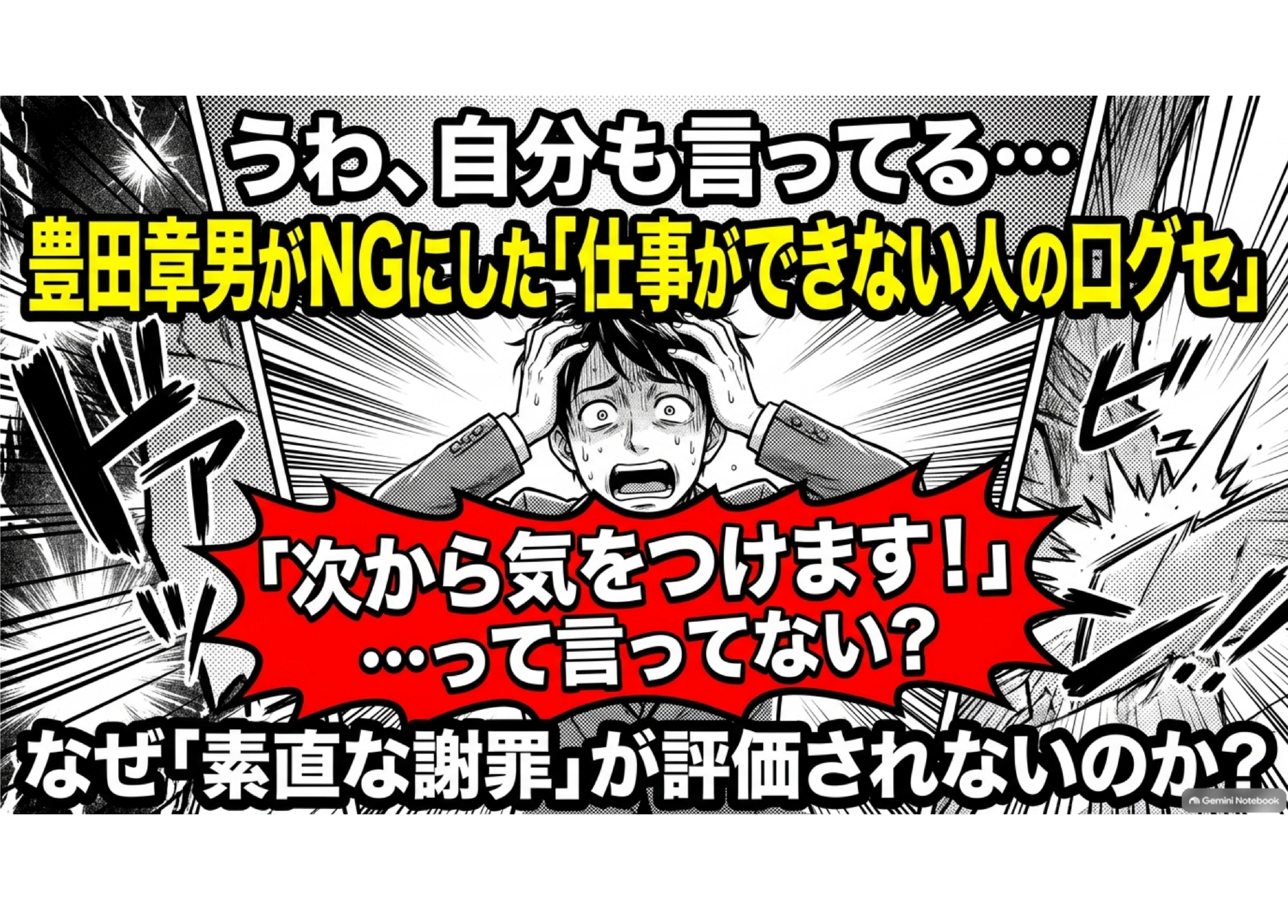 「反省します」はNG？豊田章男氏が明かす「仕事ができる人」と「失敗を繰り返す人」の決定的な違いの画像