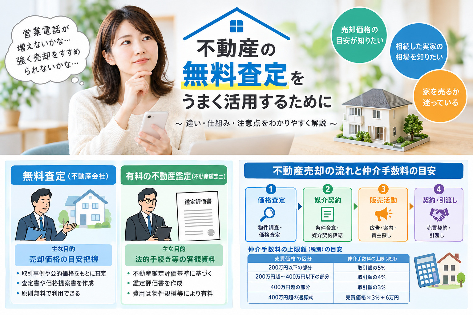 不動産査定はなぜ無料なのか?理由と仕組みを分かりやすく解説の画像