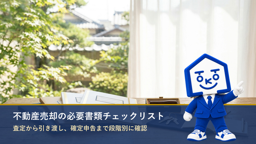 不動産売却の必要書類チェックリスト｜段階別に何をいつ準備する？の画像