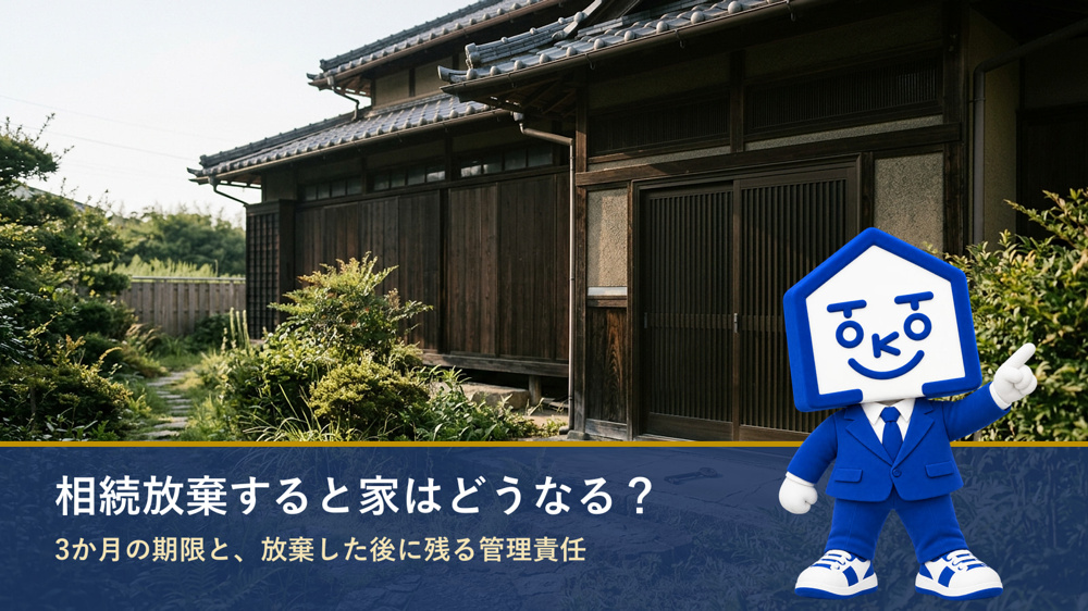 相続放棄すると家はどうなる？期限・手続きと放棄後の管理責任の画像