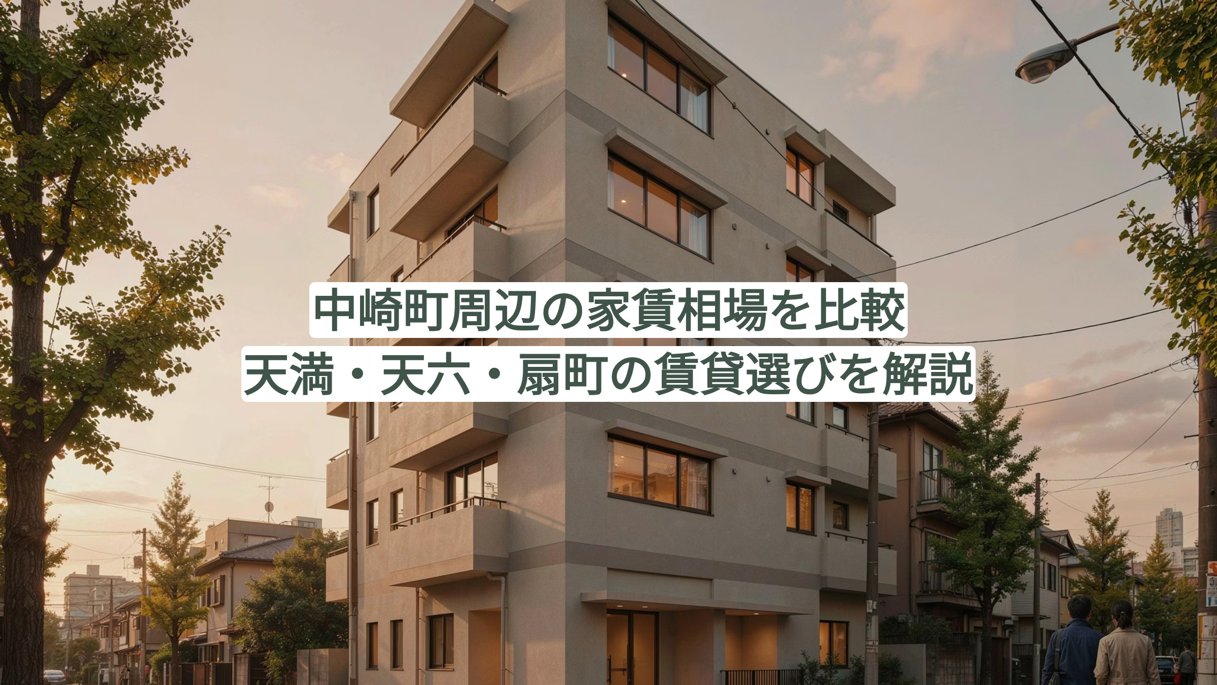 中崎町周辺の家賃相場を比較|天満・天六・扇町の賃貸選びを解説の画像